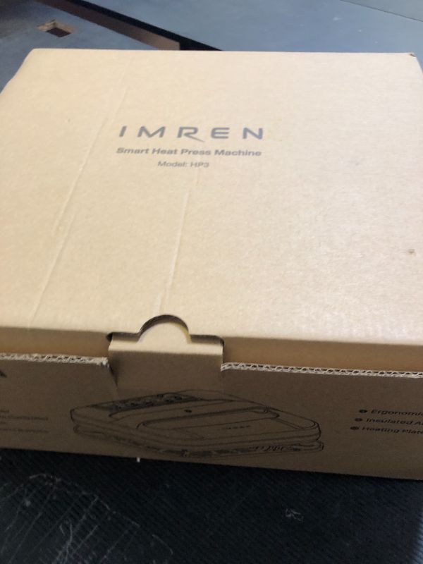 Photo 1 of IMREN Portable Heat Press Machine, 12" x 10", for T Shirts and Hoodies,Heat Transfer for Sublimation,Vinyl,Heat Transfer Project with Heat Press Pad - Blue