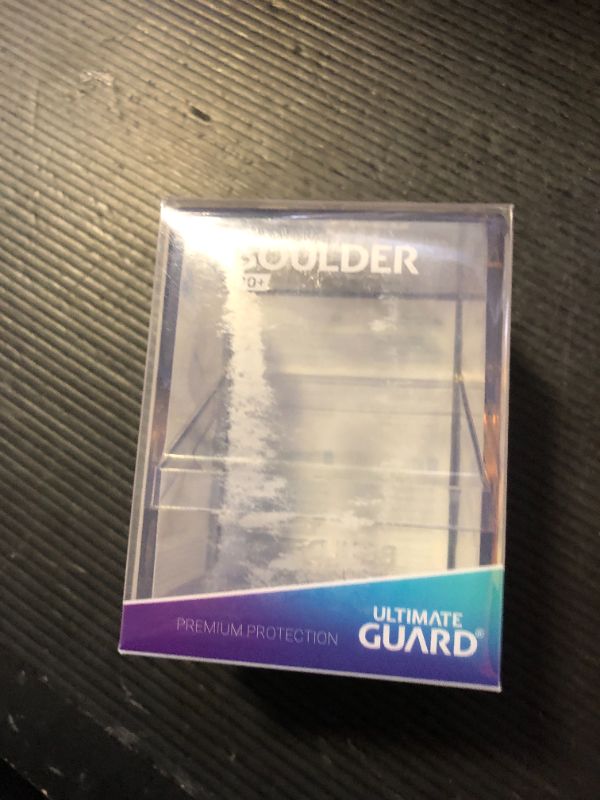 Photo 1 of Ultimate Guard Boulder 80+ Classic, Deck Case for 80 Double-Sleeved TCG Cards, Clear, Secure & Durable Storage for Trading Card Games