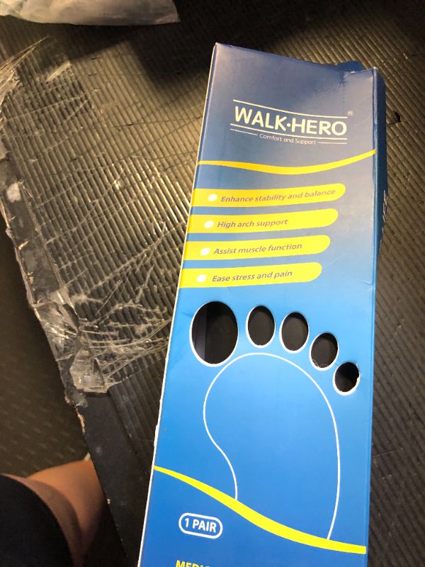 Photo 1 of Plantar Fasciitis Insoles for Men Women - Orthotics Inserts, Shoe Insoles Arch Support Flat Feet Inserts Work Boot Insoles for Standing All Day (Mens 7-7 1/2 | Womens 9-9 1/2)