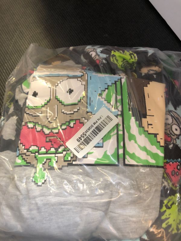 Photo 1 of RICK AND MORTY Pajamas Set, 2 Piece Pjs for Men, Rick Morty Shirt and Pant Pj Gift Box Set for Adults, Portal Pixel, XL