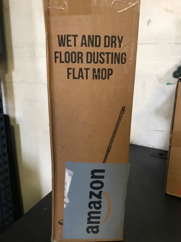 Photo 1 of Microfiber Flip Mop,Masthome Flat Mop with Stainless Steel Handle,Mops for Floor Cleaning and 4 Reusable Washable Mops Pads,Wet & Dry Dust Mopping for Hardwood,Vinyl,Laminate,Tile Cleaning
