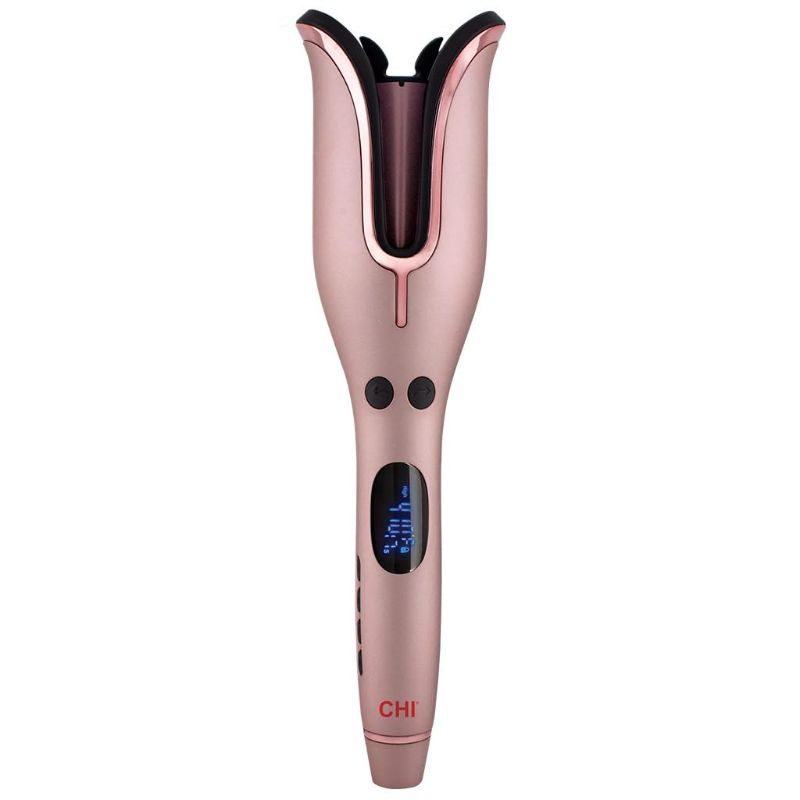Photo 1 of CHI Spin N Curl, Curling Iron For Healthy & Shiny Effortless Curls & Waves, Provides Preset Temperature Settings For Each Hair Texture, Rose Gold
