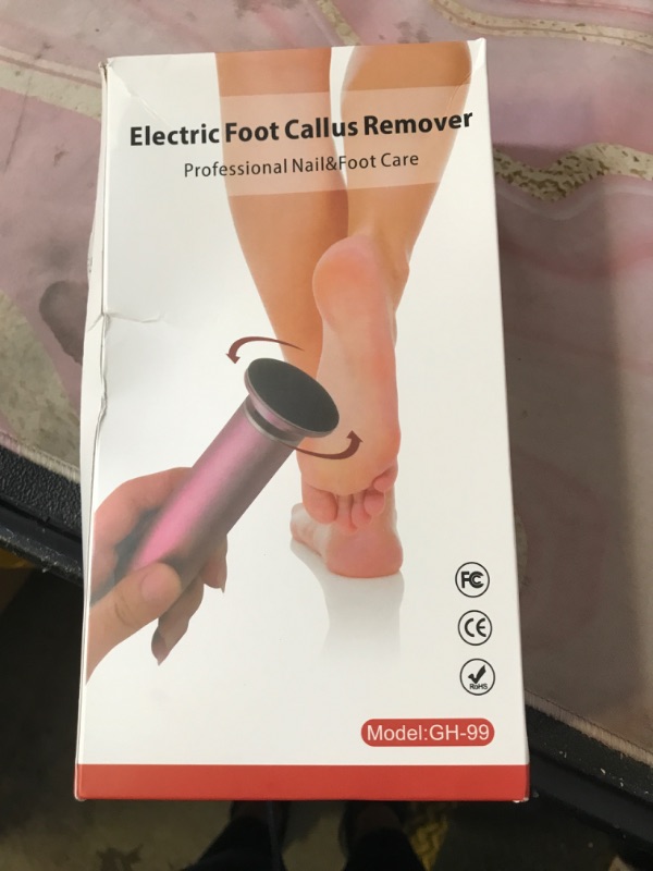 Photo 1 of HayZBao FSA&HSA Eligible Electric Foot File - Electric Callus Remover for Feet,Adjustable Speed Foot Scrubber with 60 Pcs Sandpaper Discs,Professional Pedicure Tool for Dead Skin and Calluses - Black