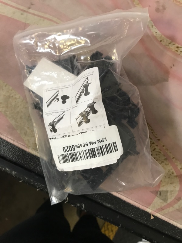 Photo 1 of UtySty 10 Pack Cabinet Leveler Leg Toe Kick Clips Bracket Connector Mounting Flanges for 1.53 inch Adjustable Furniture Legs Plinth Skirting Board Snap Plastic Feet Fastener Panel Trims Kicker