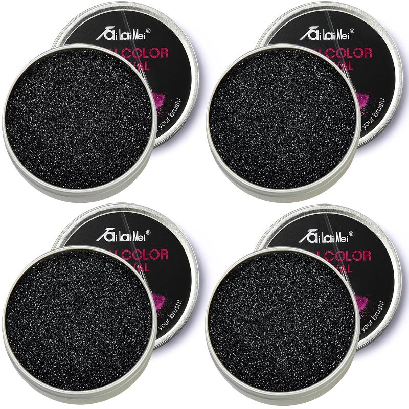 Photo 1 of TailaiMei 4 Pack Color Removal Cleaner Sponge, Quickly & Easily Clean Makeup Brushes Without Water or Chemical Solutions Eliminating Drying Time - Switch Eyeshadow Colored Immediately
