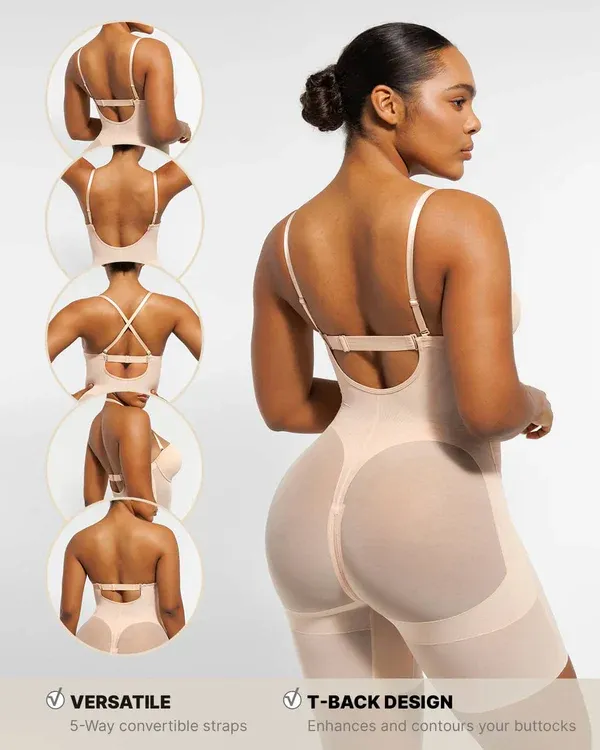 Photo 1 of MeshSmooth™ Deep Plunge Bodysuit

