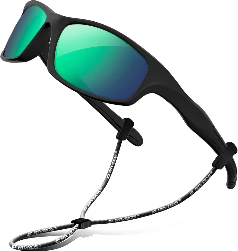 Photo 1 of RIVBOS Polarized Sports Sunglasses Driving shades For Men TR90 Unbreakable Frame RB831
