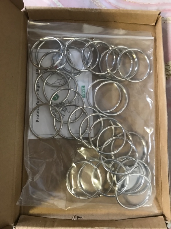 Photo 1 of Welded Rings - 316 Stainless Steel - Size: 65mm - Pack Quantity: 100 - by Inoxia