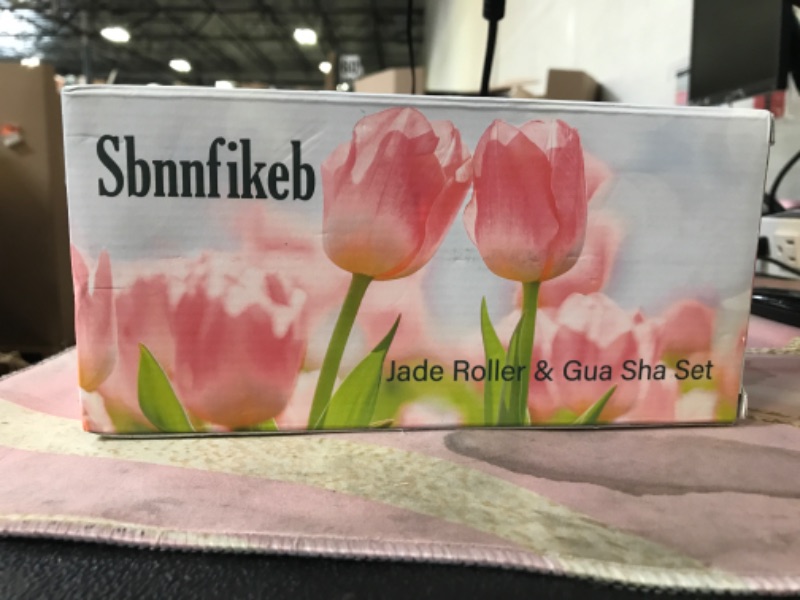 Photo 1 of  Jade Roller & Gua Sha Set for Face, Cooling & Firming Effect, Sculpting Tool for Jawline & Skin Care, Self-Care Gift for Women & Men