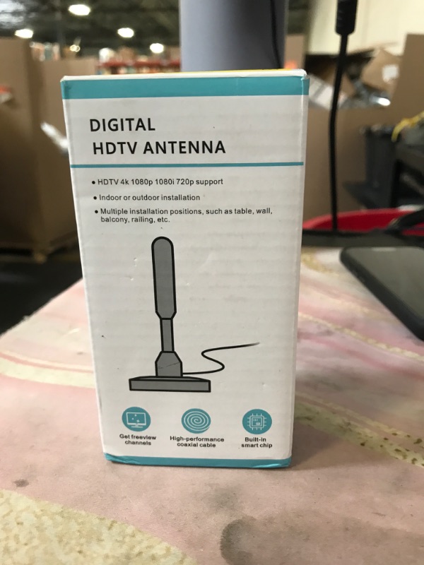 Photo 1 of TV Antenna | Amplified Digital - Indoor Outdoor - Long Range 16.5ft Coax Cable with Signal Booster - Fire TV Stick All TVs