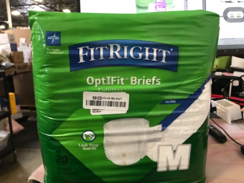 Photo 1 of FitRight Ultra Briefs (Pack of 20) Size: Medium