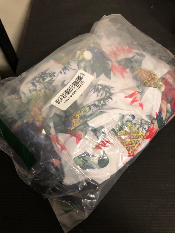 Photo 1 of Pack of 4 Hawaiian Dog Shirt Summer Breathable Pet Clothes Dog Sweatshirts Cool Coconut Tree Pineapple Beach Dog Shirts for Small Medium Large Dog Cat Boy Girl Cute Dog Polo Apparel XS-5XL (3XL)