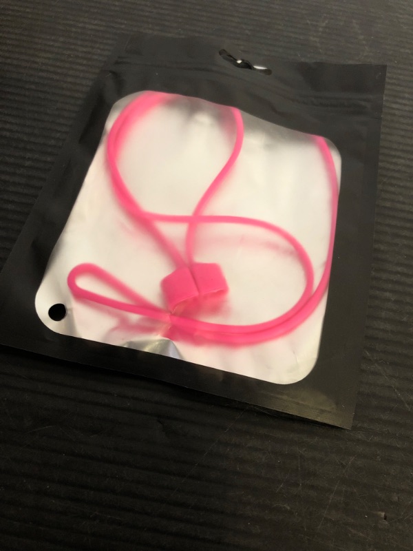 Photo 1 of 1 Pack AirPod Strap with Magnetic,AirPod Lanyard Anti-Lost Cord for Sports Anti-Loss,Air Pods Accessories Compatible with AirPods 4 Case 2024, Air Pod Pro 2nd/1st, 3,2/1- Rose Red