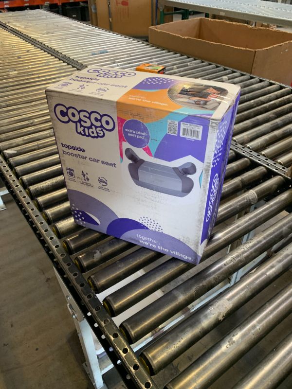 Photo 1 of Cosco Topside Backless Booster Car Seat, Lightweight Booster Seats for Cars 40-100 lbs, Backless Booster Seat for Car, Organic Waves
