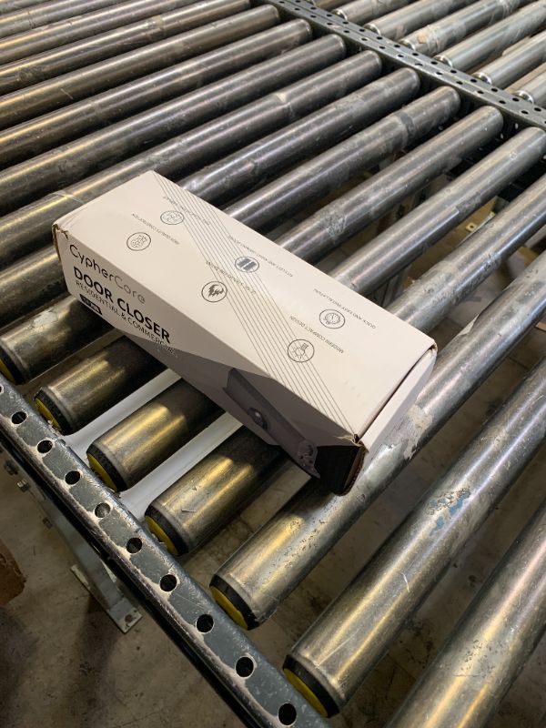 Photo 1 of CypherCore Automatic Door Closer Grade 2, Commercial Door Closer Heavy Duty, Hydraulic Auto for Home Residential Adjustable Size 3, ADA & UL, Silver Aluminum - SF700