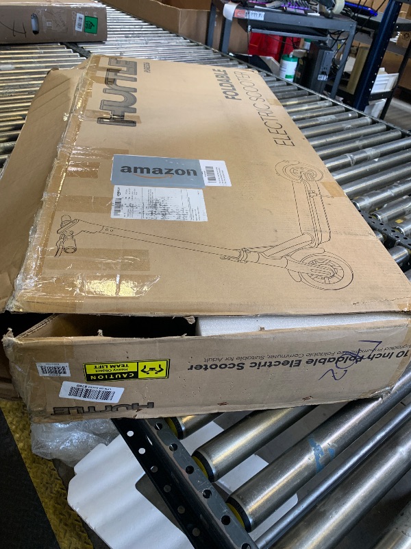 Photo 1 of 10 Inches Foldable Electric Scooter - Unique Performance and Upgraded Pneumatic Tire Foldable Commuter, Suitable for Adult and Easy to Store and Transport - HURES36