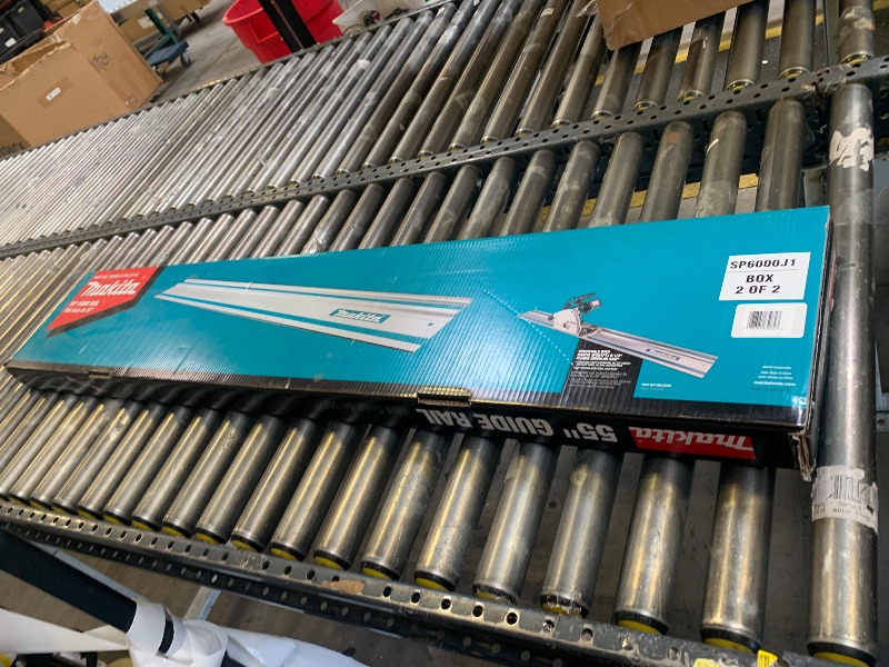 Photo 1 of Makita SP6000J1 6-1/2" Plunge Circular Saw Kit, with Stackable Tool case and 55" Guide Rail, Blue