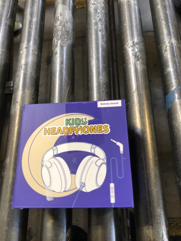 Photo 1 of Kids Headphones with Cord for School, 85/94dB Volume Limit, Wired Headphones Over Ear for Kids Boys Girls with Microphone, Stereo Sound 3.5mm Jack for Kindle, Tablet, Airplane Travel, Blue