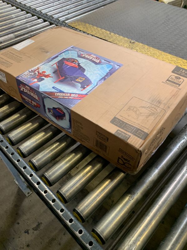 Photo 1 of Delta Children Plastic Toddler Bed, Marvel Spider Man