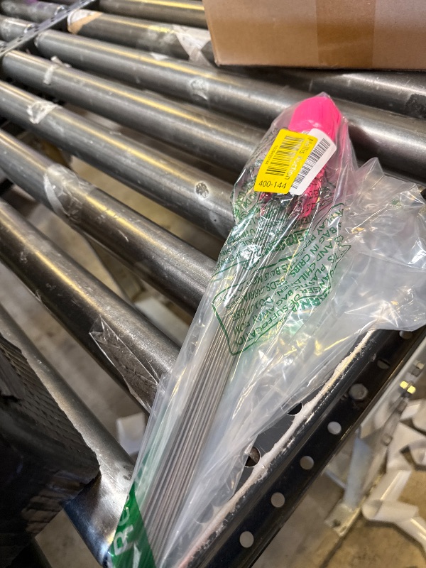 Photo 1 of 50Pack Pink Marking Flags, JIZHGRAD 15x4x5 Inch Marker Flags Use for Yard & Lawn, Boundary & Dog Training, Survey & Landscape, Sprinkler & Surveyor, Garden & Construction, High Visibility, Sturdy, Versatile, UV & Weather Resistant