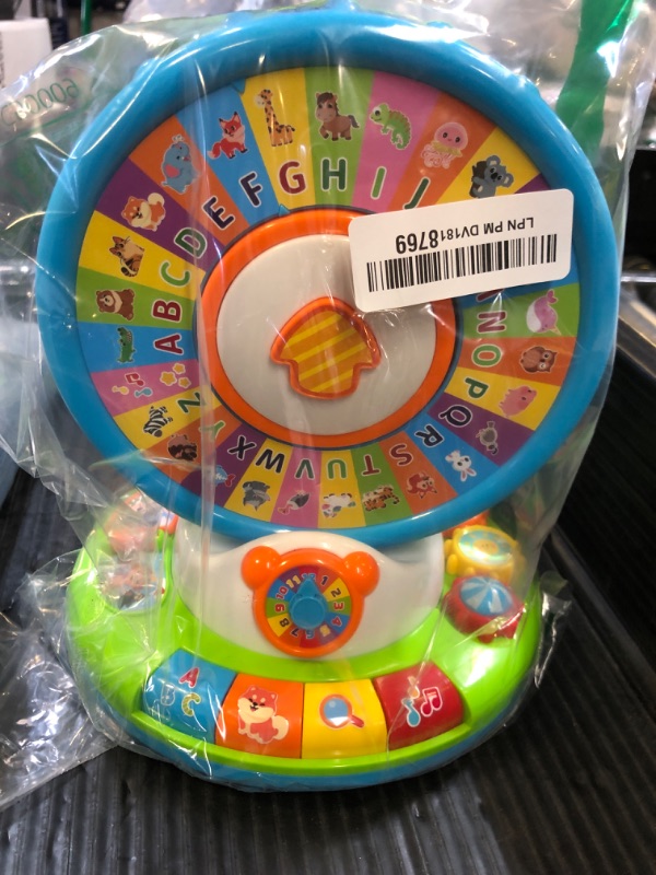 Photo 1 of Learning Toy for Kids 1 2 3 Year Old Boys Girls, Spin and Sing Alphabet Zoo with Sounds, Interactive Educational Toys for Toddler 2-3, First Christmas 1st Birthday Gifts Toy
