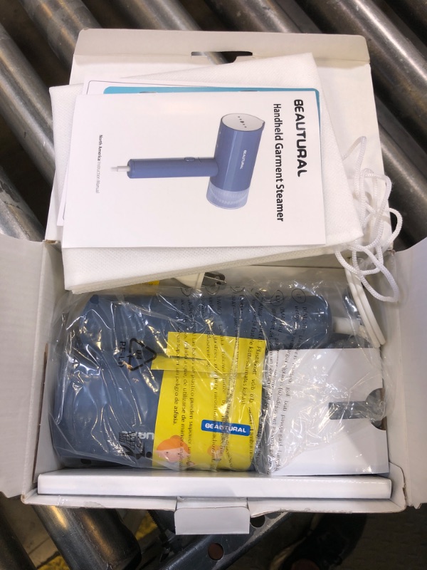 Photo 1 of BEAUTURAL Steamer for Clothes, Foldable Handheld Clothing Wrinkles Remover for Garments, 30-Second Fast Heat-up, Portable Fabric Steamer for 120V Countries, Not for Use in 220V Such as Europe
