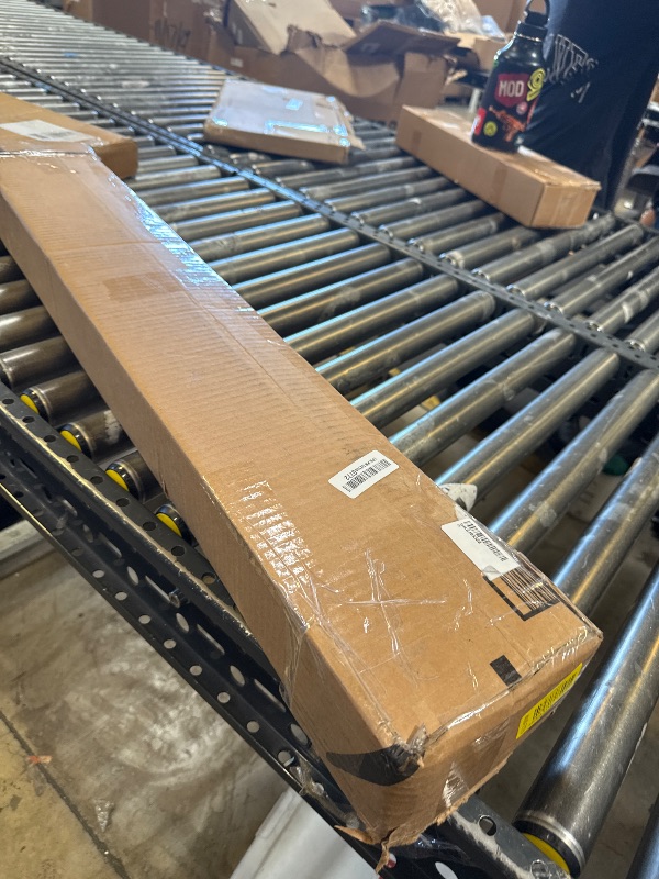 Photo 1 of WINSOON Bifold Door Hardware 48 inch: Bi fold Heavy Duty Bifold Barn Door Hardware Kit - 48" Sliding Track for Max Two 23" Barn Door Panels 44" Openging - Interior Exterior, Doors Not Included
