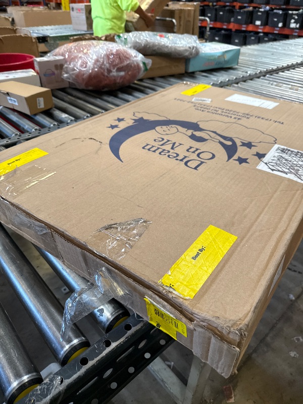 Photo 1 of Dream On Me Sunset 3” Fiber Baby Crib Mattress, Fits All Mini & Portable Cribs Only, Greenguard Gold and JPMA Certified Crib Mattress, Easy to Clean and Waterproof Vinyl Cover