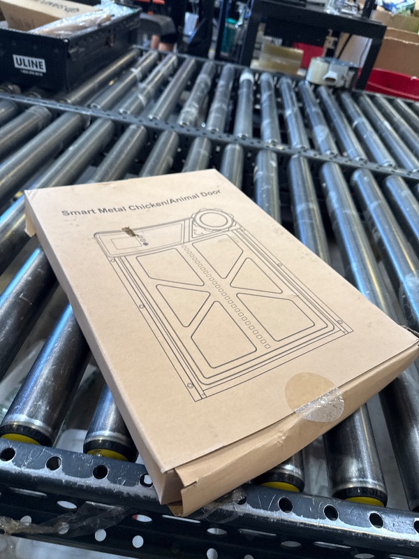 Photo 1 of Large Size Automatic Chicken Coop Door Solar - Powered Auto Chicken Door Opener, Timer Modes for Safe and Convenient Chicken Keeping with Intelligent Obstacle Sensors, Remote Control, 14.2"H x 10.83"L