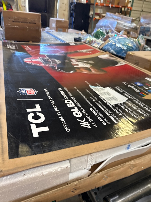 Photo 1 of TCL 65-Inch Q65 QLED 4K UHD Smart TV with Google TV (65Q651G, 2024 Model) Dolby Vision, Dolby Atmos, HDR Pro+, Game Accelerator Enhanced Gaming, Voice Remote, Works with Alexa, Streaming Television
