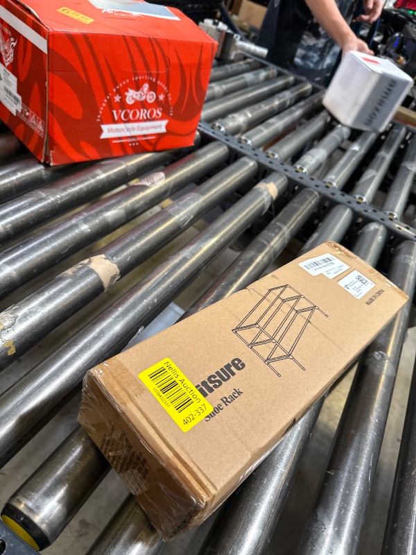 Photo 1 of Kitsure Shoe Rack - Premium Non-Woven Shoe Rack Shelf, Shoe Organizer for Closet, Entryway, Garage & Corridor, Sturdy & Durable Long Stackable Shoe Shelves, Medium, Black