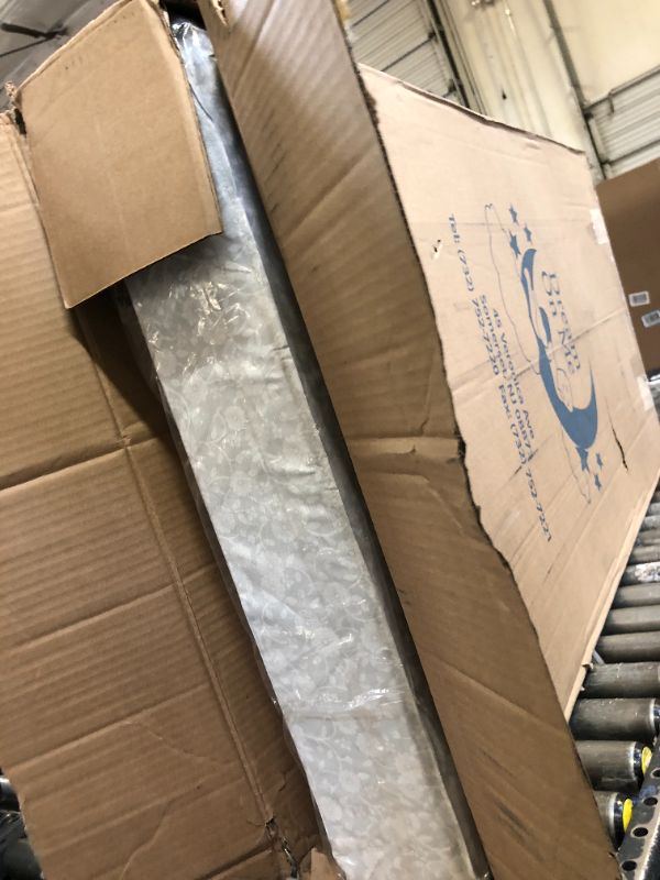 Photo 1 of Dream On Me Dreamland Orthopedic Firm Fiber Crib and Toddler Bed Mattress, Greenguard Gold and JPMA Certified, Waterproof Vinyl Cover, Dual-Sided Mattress, Grey, Made In The U.S.A