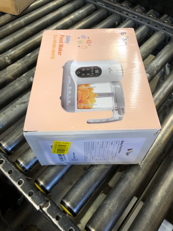 Photo 1 of BEAR 2024 Baby Food Maker | One Step Baby Food Processor Steamer Puree Blender | Auto Cooking & Grinding | Baby Food Puree Maker with Self Cleans | Touch Screen Control, White