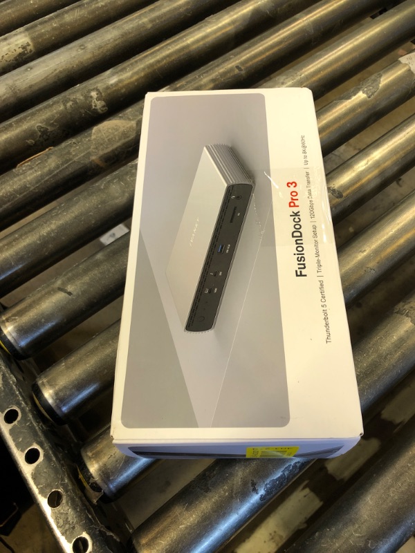 Photo 1 of iVANKY Intel Certified Thunderbolt 5 Dock, FusionDock Pro 3 Docking Station Dual 6K@60Hz for MacBook M1/M2/M3/M4 Pro/Max, Triple Display for Windows TB5/4, 180W Power, 120Gbps, 2.5GbE 11-in-1 Hub