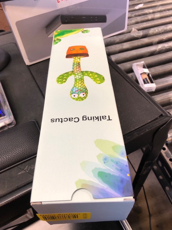 Photo 1 of Pbooo Dancing Talking Cactus Mimicking Toy,Talking Repeat Singing Sunny Cactus Toy 120 Pcs Songs for Baby 15S Record Your Sound Sing+Dancing+Recording+LED