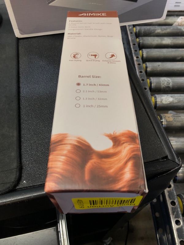 Photo 1 of AIMIKE Round Brush for Blow Out, Medium Round Hair Brush Nano Thermal Ceramic & Ionic Tech, for Blow Drying & Styling, Curling and Shine - 2.9 inch Barrel w/Boar Bristles