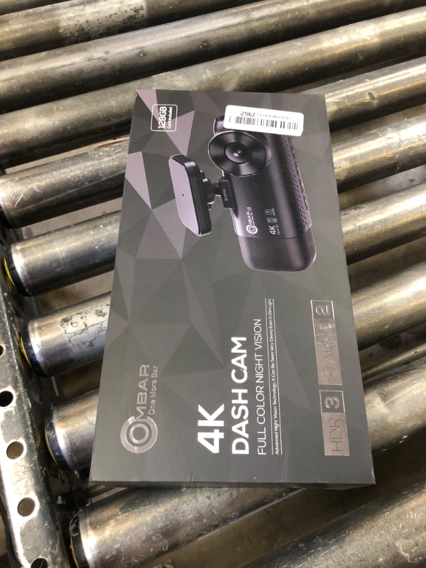 Photo 1 of OMBAR T1 4K 3 Channel Dash Cam, STARVIS 2 IMX678 Sensors, Free 128GB Card, 2025 New Full Color HDR Night Vision, 4K+1080P+1080P Triple Car Camera,5G WiFi, 24H Parking Mode, Support 512GB Max
