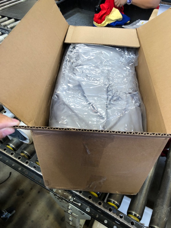 Photo 1 of RVMasking Boat Cover, 1400D Heavy Duty Middle Reinforced, Waterproof Trailerable with Storage Bag for V-Hull, Tri-Hull, Fish & Ski, Runabout Bass Boat(23'-24'Long, Beam Width up to 102", Gray)