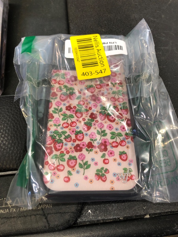 Photo 1 of Wildflower Cases - Compatible with Apple iPhone 15 Pro Max | Protective Black Bumper, 4ft Drop Test Certified, Women Owned Small Business | Berry World - Fruit Cherries Strawberry Floral Cute Trendy