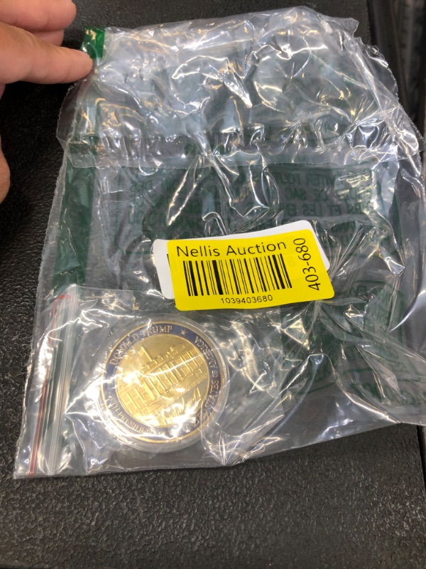 Photo 1 of White House Challenge Coin - Premium Craftsmanship, Intricate Architectural Detail, Symbol of American History, Comes in Gift Box