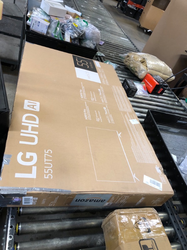 Photo 1 of LG 55-Inch Class UT75 Series LED Smart TV 4K Processor Flat Screen AI-Powered with Alexa Built-in (55UT7570PUB, 2024)