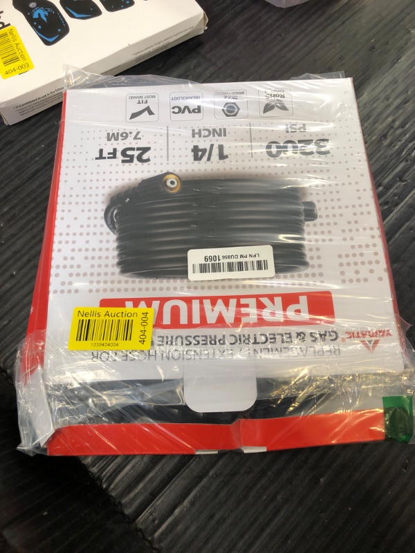 Photo 1 of YAMATIC Pressure Washer Hose 25FT 1/4" Kink Resistant M22 Brass Fitting Power Washer Hose Replacement for Ryobi, Troy Bilt, Greenworks, CRAFTSMAN & More High PressureWashers, 3200 PSI