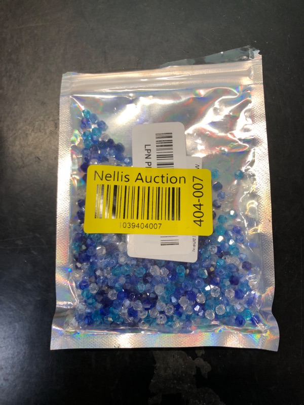 Photo 1 of 1000pcs Bicone Crystal Beads 4mm Mix Blue AB Crystal Glass Bulk Faceted Beads for Necklace Bracelet Earrings DIY Jewelry Crafts Making Supplies