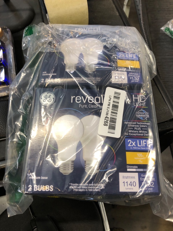 Photo 1 of GE Reveal Hd+ Led A19 Light Bulb, 11 W, 4/Pack
