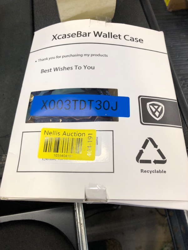 Photo 1 of XcaseBar for Samsung Galaxy Note 20 Wallet case with Zipper Credit Card Holder?RFID Blocking?, Flip Folio Book PU Leather Phone case Shockproof Cover Women Men for Samsung Note20 case Blue