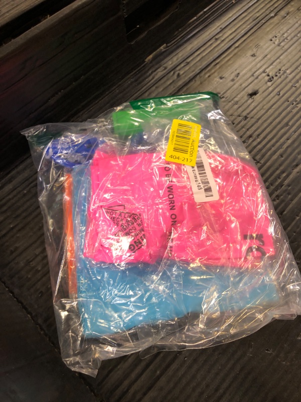 Photo 1 of Arm Floaties for Kids 6-12yrs, PVC Arm Floaties Inflatable Swim Arm Bands Floater Sleeves Swimming Rings and Swimming Goggles Kids Floaties for Pool 6 Pack