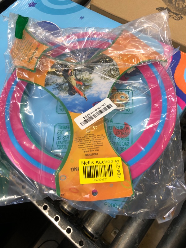 Photo 1 of JEEFUD Flying Disc for Kids Adults 11 inch Flying Ring, 3 Pack Beach Backyard Sports Play Soft Discs, Sport Outdoor Toy Gift for 4+ Year Old Boys Girls Family (3PCS (Blue?Pink&Turquoise))