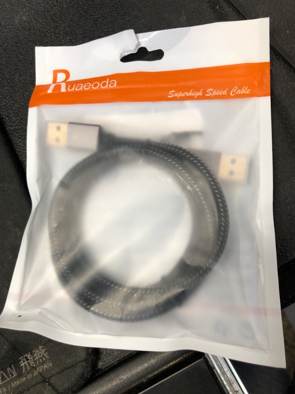 Photo 1 of Ruaeoda USB to USB Cable 3 ft, USB 3.0 Male to Male Type A to A Double Sided USBCord for Data Transfer,Hard Drive,Laptop,DVD,TV,USB Hub and More