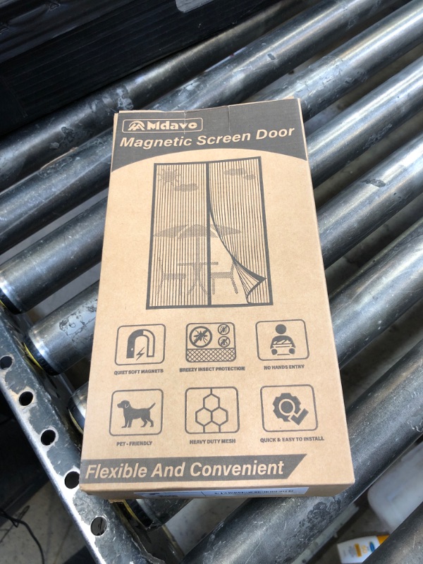 Photo 1 of Magnetic Screen Door,Self Sealing Magnets, Easy Install Screen Doors with Magnets,Pet & Kid Friendly- Fits Doors up to36 x 78 Inches
