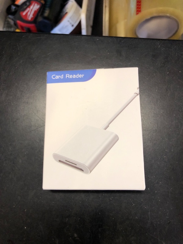 Photo 1 of SD Card Reader for iPhone iPad Camera,Dual Card Slot Memory Card Reader Supports SD and TF Card Trail Camera Viewer Sd Card Adapter Portable Micro Sd Card Reader No Application Required Plug and Play